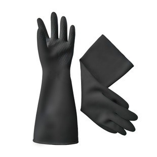 rubber gloves large