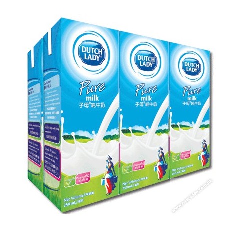 Dutch Lady Uht Plain Milk Ml Packs