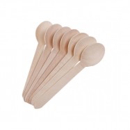 One Time Used Wooden Spoon 6" 100pcs