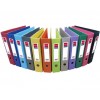 Capway PVC Lever Arch File A4 3" Black/Blue/Red/Green/Yellow/Orange/Purple/Grey