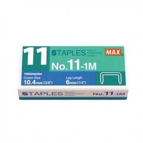 Max No.11-1M Staples 1000's