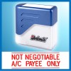 Deskmate KE-N02 NOT NEGOTIABLE A/C PAYEE ONLY Pre-Inked Chop