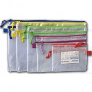 Globe Twins Zipper Mesh Bag 440mmx335mm A3